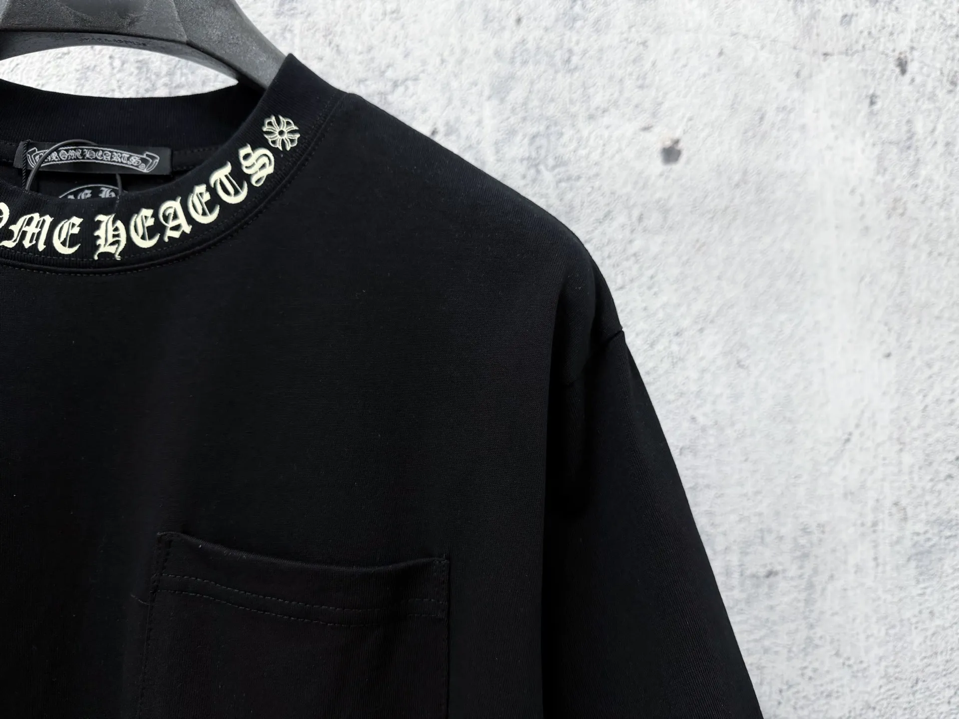 ￼ 【Chrome Hearts】 25ss T Same Style T Versatile : Black White Size：S-XL
